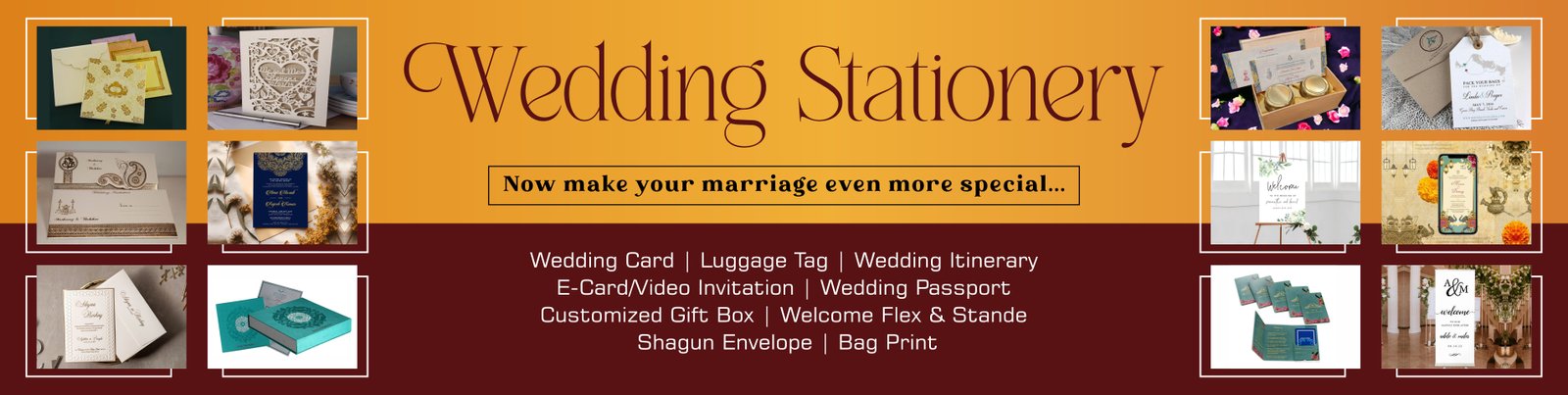 Wedding Stationery Banner