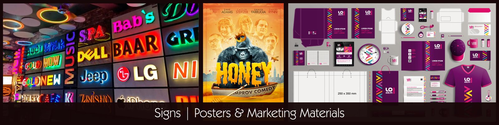 Signs, Posters & Marketing Materials Banner